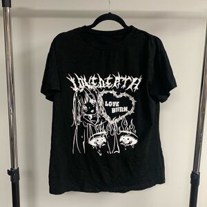 Love Death Love Burn T-Shirt Size L